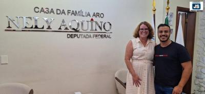 Vereador Pedro Alves solicita apoio da deputada Nely Aquino aos guaxupeanos