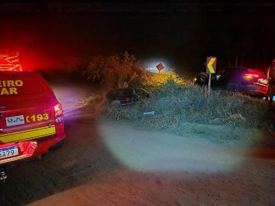 Coliso entre veculos deixa motorista ferida em rodovia de Guaxup 