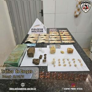 PMs desarticulam ponto de trfico de drogas em Itamogi 
