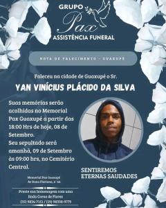 Falece, aos 26 anos, o guaxupeano Yan Vincius Plcido da Silva 