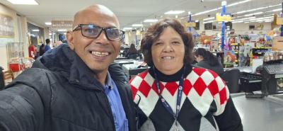 O aniversrio da guaxupeana Alessandra Alves, do Sao Joo Supermercados 