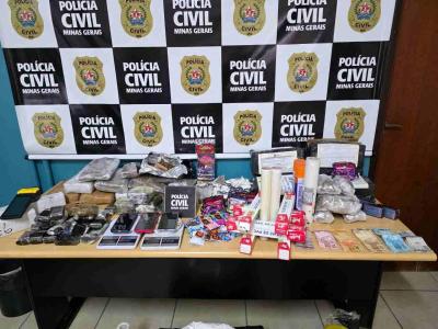 Polcia Civil de So Sebastio do Paraso apreende grande quantidade de maconha e haxixe