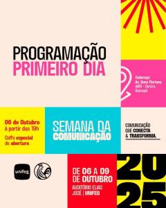 Unifeg d incio  Semana da Comunicao 2025 com palestras e reencontros inspiradores