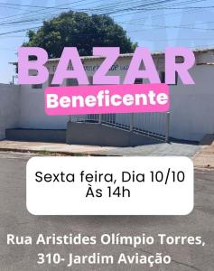 Fraternidade Esprita Servos de Maria promover mais um bazar beneficente 