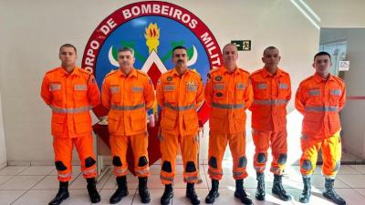 Corpo de Bombeiros combate incndio em apartamento na regio central de Poos de Caldas