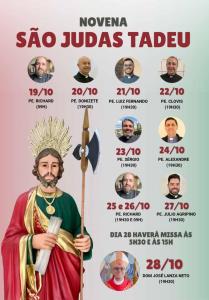 Guaxup se prepara para a tradicional Novena e Festa de So Judas Tadeu