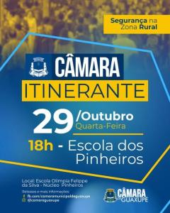 Vereadores de Guaxup vo hoje  zona rural ouvir demandas de moradores dentro da rea de segurana pblica