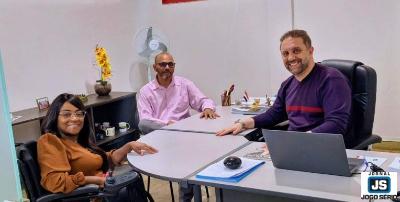 Vereadores Carlo e Rosy renem-se com secretrio de Segurana Pblica e Defesa Civil da Prefeitura