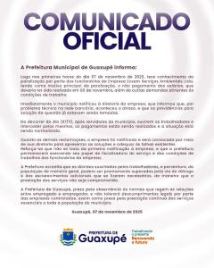 Prefeitura divulga nota oficial sobre problema ocorrido hoje na Ecsam Servios Ambientais