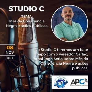 Vereador Carlo, do Jornal JOGO SRIO, ser entrevista hoje na Rdio Comunitria