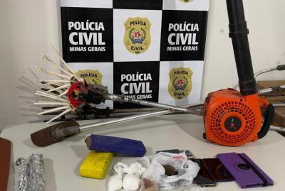 Polcia Civil de Minas Gerais deflagra operao de combate ao trfico de drogas em Andradas