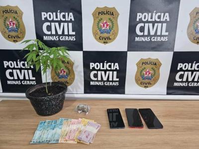  Polcia Civil prende trs suspeitos por trfico de drogas em Poos de Caldas