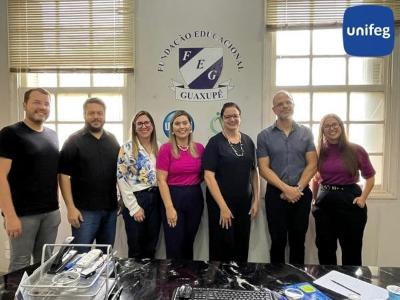 UNIFEG recebe representantes da Prefeitura de Cabo Verde e fortalece parcerias na �rea da sa�de