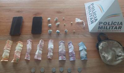 Casal � preso por tr�fico de drogas durante opera��o da Pol�cia Militar em S�o Sebasti�o do Para�so