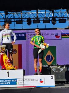 Atleta de Guaran�sia conquista bronze em Mundial de Mountain Bike no Chile