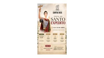 Festa em louvor a Santo Expedito come�ar� quinta-feira em Guaxup� 