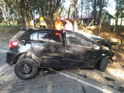 Colis�o frontal na amg-1635 deixa uma v�tima fatal em lavras