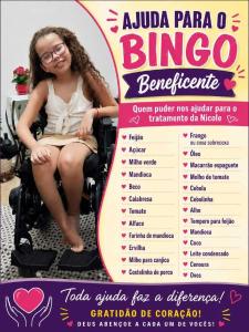 Fam�lia de Nicolle realizar� evento beneficente para tratamentos m�dicos da menina 
