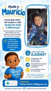 Campanha mobiliza a comunidade para ajudar no tratamento de sa�de do guaxupeano Maur�cio 