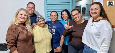 Turma do curso de Cuidador de Idosos do SENAC distribui kit-higi�nicos � Vila Frederico Ozanam e ao Lar S�o Vicente