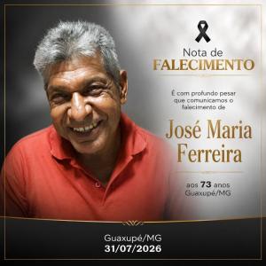 Falece, aos 73 anos, o guaxupeano Jos� Maria Ferreira 