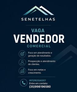 ATEN��O para vaga de trabalho na fun��o de vendedor comercial da SENETELHAS