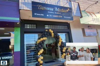 Inaugurada em Guaxup� a loja TAMARA MODAS 