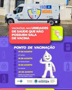 Unidades de sa�de em Guaxup� contar�o com o refor�o do Vacim�vel nesta semana