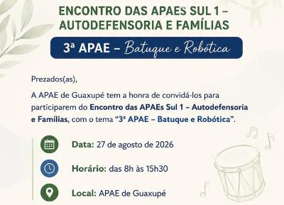 APAE de Guaxup� promove encontro regional sobre autodefensoria e fam�lias