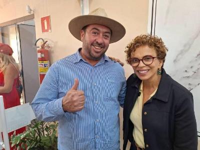 Rubinho da Ambul�ncia conversa com Mar�lia Campos sobre a import�ncia do apoio da Uni�o aos munic�pios sulmineiros 