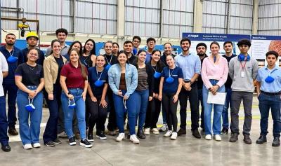 Alunos de Engenharia de Produ��o e Qualidade do Unifeg vivenciam aula pr�tica na JF Pasqua