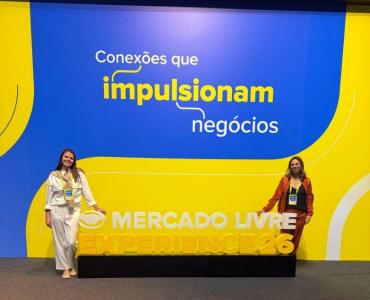 Integrantes da Guaxucabos participam do Mercado Livre Experience 2026, em S�o Paulo
