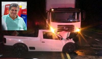 Comerciante popular em Guaxup� morre ap�s violenta colis�o na rodovia 