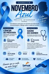 Enfermagem do Senac Guaxup� promover� evento sobre Novembro Azul e sa�de do homem 