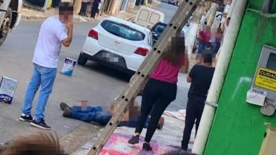 Trabalhador sofre choque el�trico, cai de seis metros e � reanimado em Nova Resende