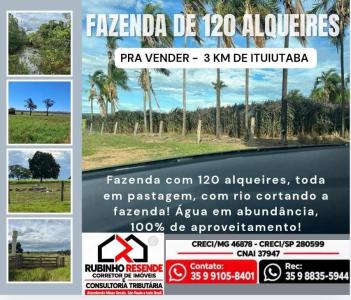 Rubinho Resende, corretor de im�veis, oferta venda de fazenda com cento e vinte alqueires