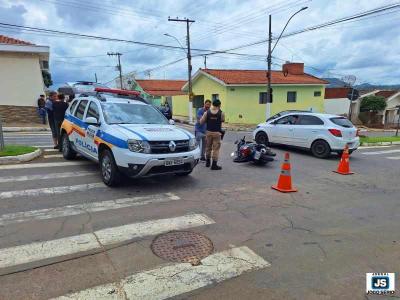Mais uma colis�o em cruzamento perigoso da Inconfidentes estampa de novo a necessidade de sem�foro no local