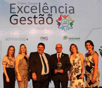Cooxupé ganha troféu de Prata no Prêmio Sescoop Excelência de Gestão