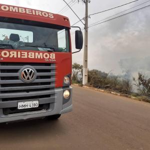 Em apenas duas horas, Bombeiros de Guaxupé recebem nove solicitações de combate a queimadas 