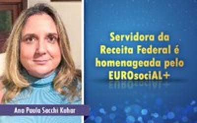 Servidora da Receita Federal é homenageada pelo EUROsociAL+ no Dia Internacional da Mulher