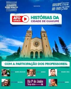 Colégio Dom Inácio exibirá programa ao vivo sobre a cidade no dia do aniversário de Guaxupé